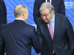 Umstrittene Reise nach Russland: Guterres fordert Frieden und erntet Putins Spott