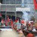 Tausende protestieren bundesweit: Steine fliegen: Polizei bricht Propalästina-Demo in Berlin ab