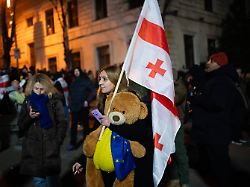Wieder Gewalt bei Protesten: Oppositionsführer in Georgien landen im Gefängnis
