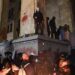Neue Gewalt bei Demonstrationen: Flammen im Parlament in Tiflis