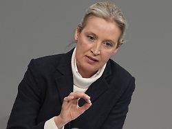 AfD beschwert sich: Weidel bei Rede angeblich von Laserpointer gestört